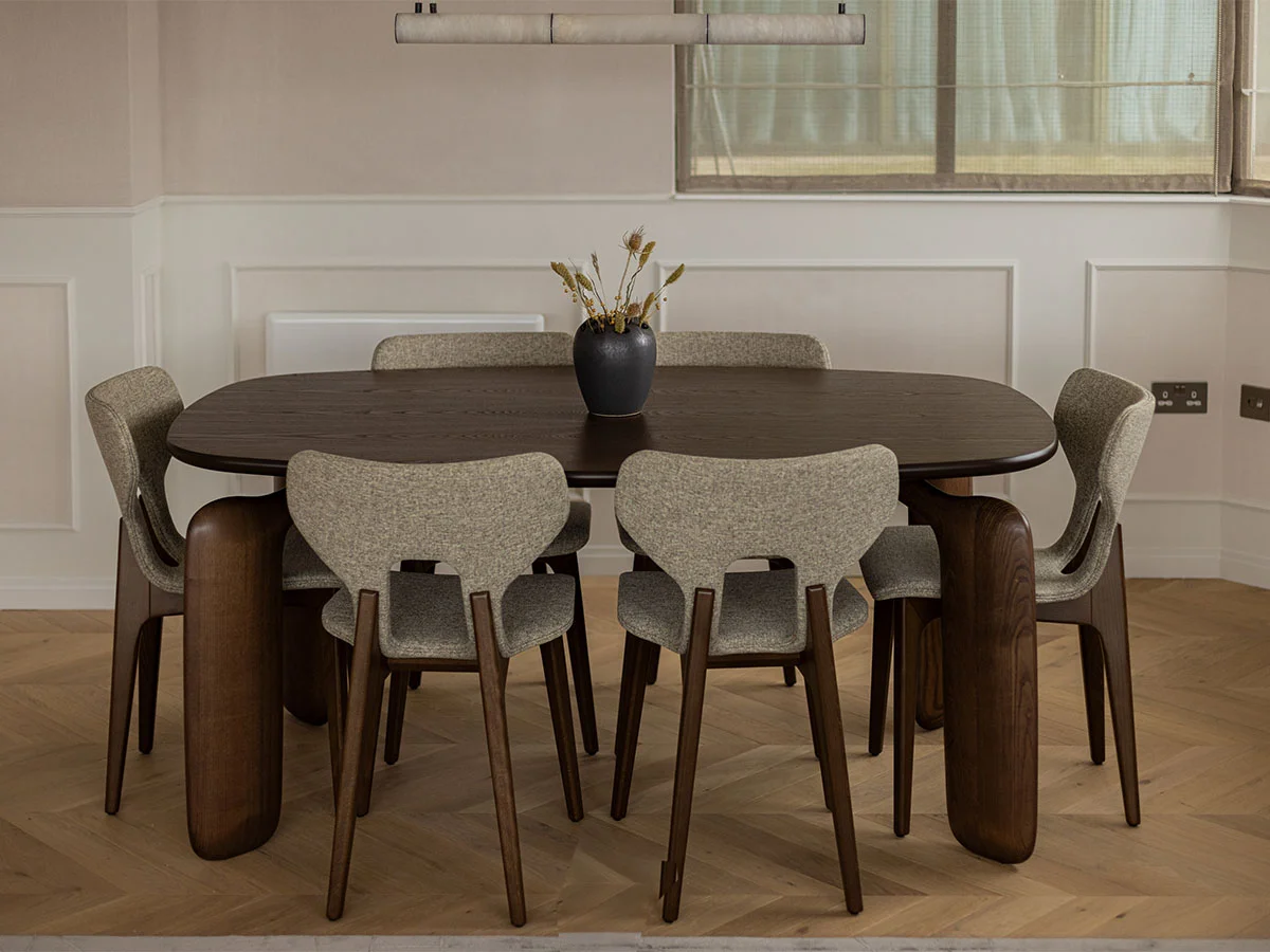 modern open-plan kitchen and dining area at square roots