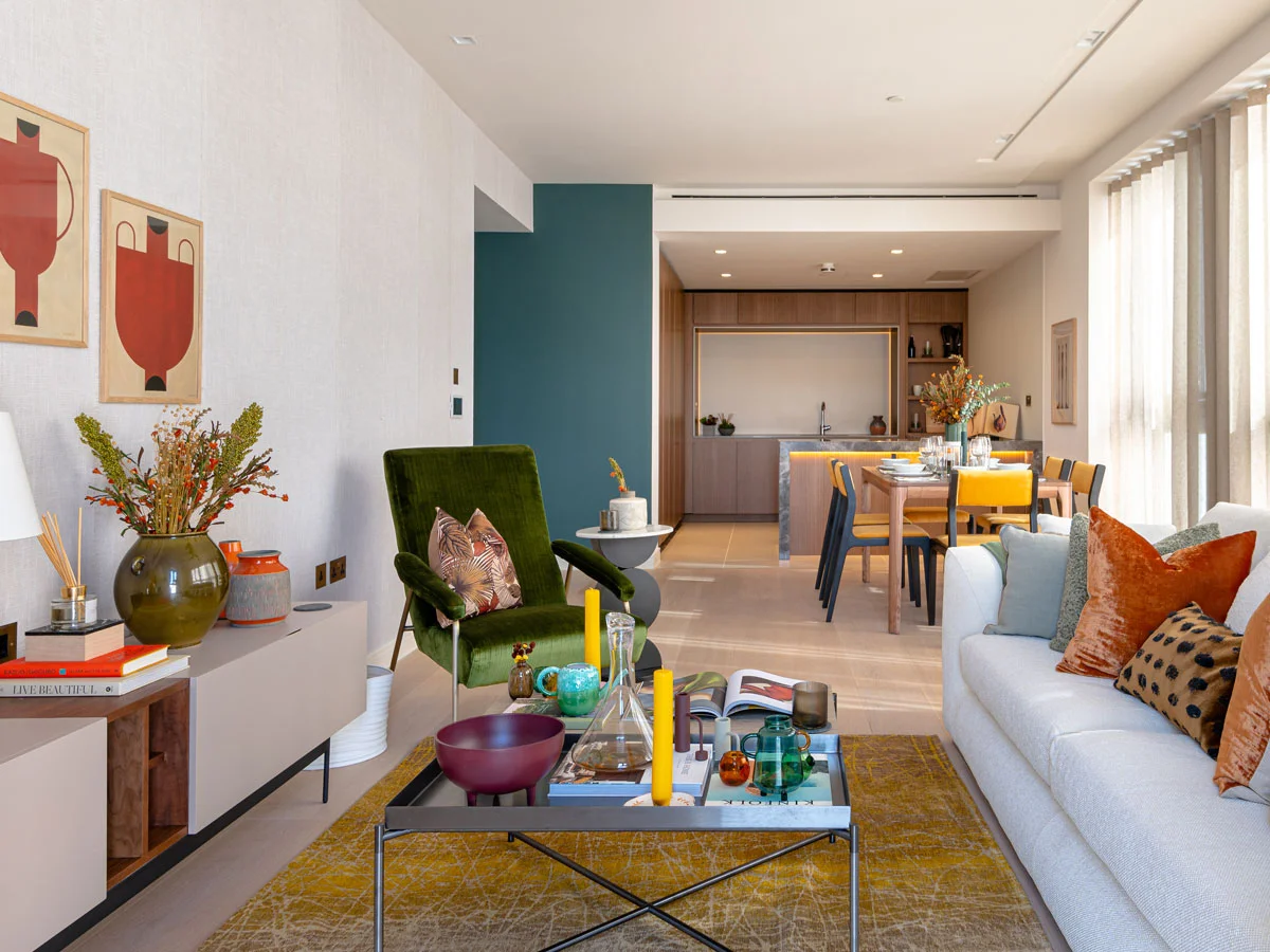 Premium living room layout designed for homeowners in London