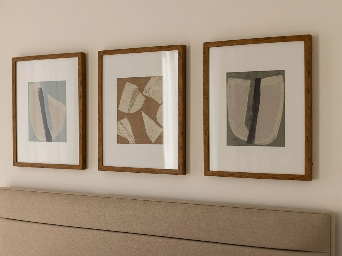 painitng of bedroom of Pembridge Gardens, Notting Hill