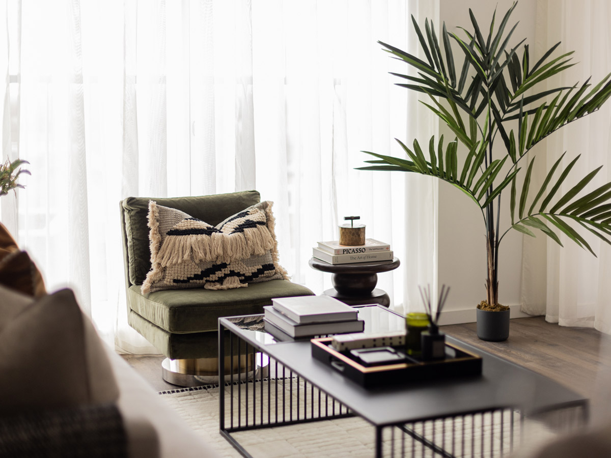 Design led Furniture Packages for Your Dubai Home, a modern living space styled with furniture in Dubai, designed with British expertise for a refined look