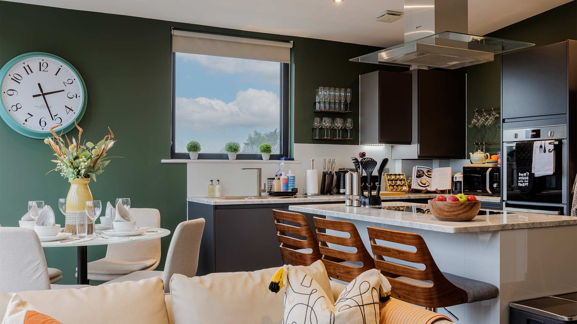 Modern furniture package designed for Dubai Airbnb host setup